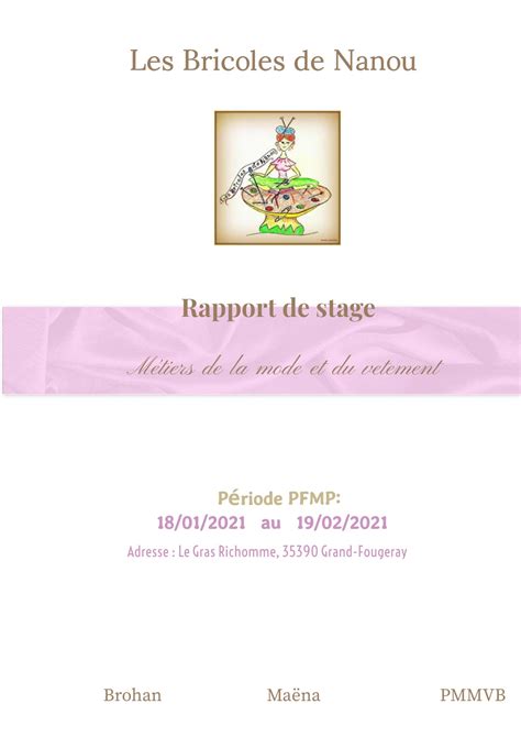 Rapport De Stage