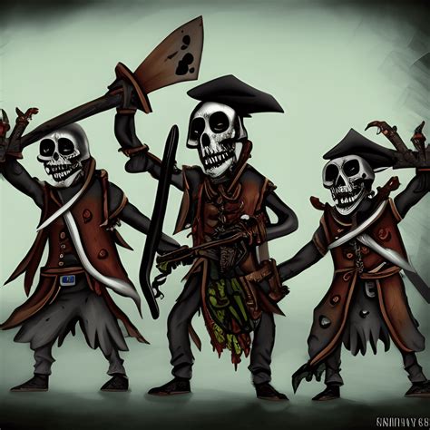 Undead Pirate Army Graphic · Creative Fabrica
