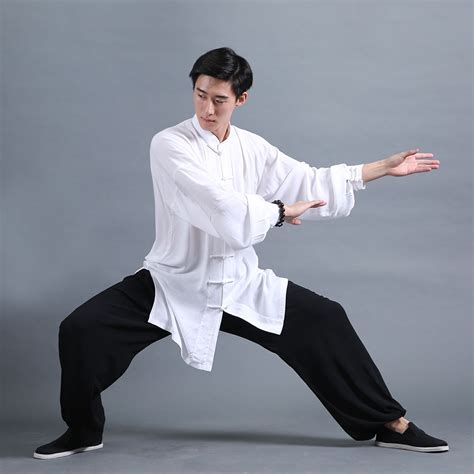 Classic Tai Chi Kung Fu Uniform Black And White Tai Chi Uniforms