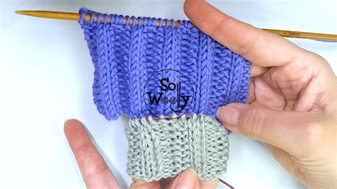 How To Knit The Rib Stitch Without Purling Rows Only