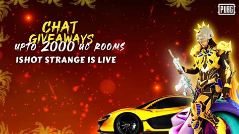 Full Rush UC LIVE Custom Rooms Wow Mode ROYALPASS CHAT GIVEAWAYS