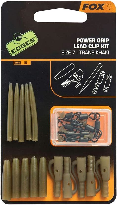 Fox Edges Surefit Lead Clip Kit Clips Zum Karpfenangeln Leadclip