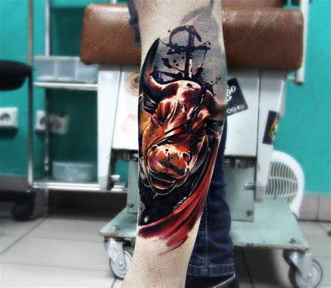 Bull Tattoo By Dmitriy Gorbunov Photo