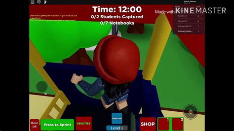 Playing Baldis Basics In Roblox This Is My First Video Watch At Your