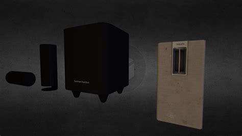 Low Poly Speakers 3d Model By Kodaq [3ad6047] Sketchfab