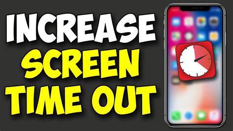 How To Increase Screen Timeout In IPhone Change Screen Timeout On