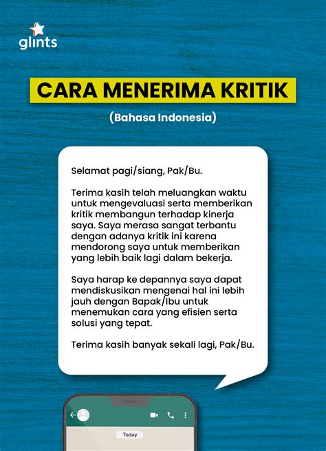 5 Cara Menerima Kritik Contoh Meresponsnya Glints Blog