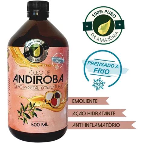 Óleo De Andiroba 100 Puro Da Amazônia 500 Ml MercadoLivre