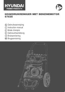 Mode Demploi Hyundai 57535 Nettoyeur Haute Pression