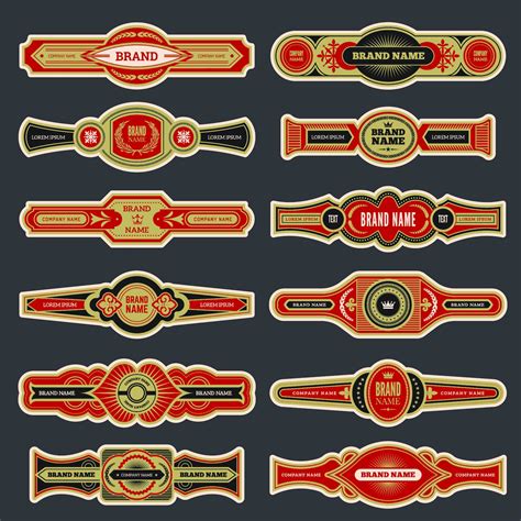 Authentic Premium Printed Cigar Bands Cigar Labels Cigar Etsy Australia