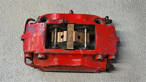 SINGLE FERRARI BREMBO BRAKE CALIPER Used OEM Complete RED 4 PISTONS EBay