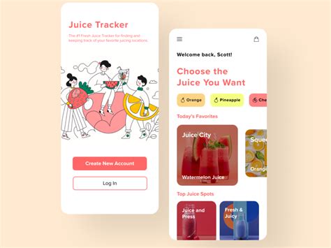 Juice Lover App By Scott Conover On Dribbble