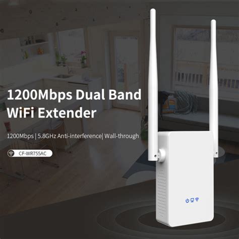 Comfast Wr Ac M Mbps Repetidor Sem Fio De Ghz Wifi