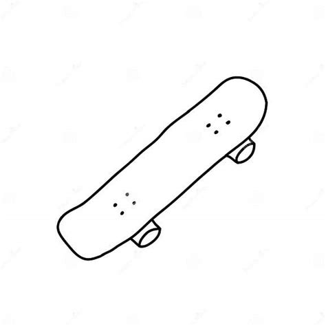 Skateboard Doodle Icon Stock Illustration Illustration Of Crash 182102895