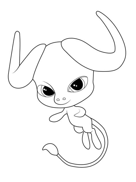 Dibujos De Tikki Kwami Para Colorear Para Colorear Pintar E Imprimir