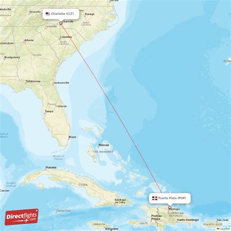 Direct Flights From Puerto Plata To Charlotte Pop To Clt Non Stop