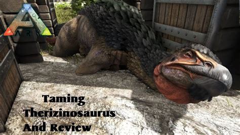 Therizinosaurus ark taming food