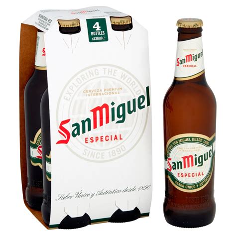 San Miguel Premium Lager Beer X Ml Bottles Bb Foodservice