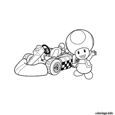 Coloriage Mario Kart Dessin