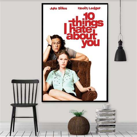 10 Things I Hate About You Movie Poster Etsy
