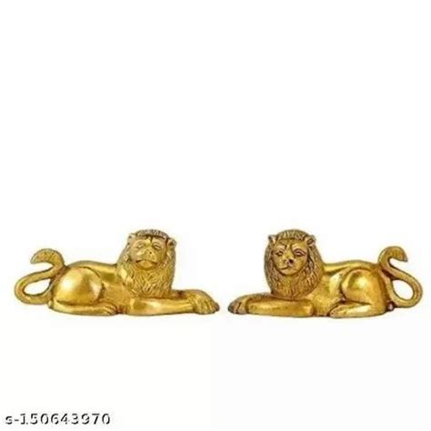 Brass Statue Villa Lion Idol For Maha Vastu Shastra And Feng At Rs 1131