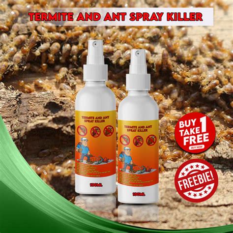 Buy 1 Take 1 Termite And Ant Spray Killer 100ml With Freebies Cockroach Bed Bugs Anay Dust