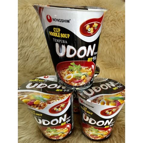 Nongshim Tempura Udon Cup Noodles 62g Shopee Philippines