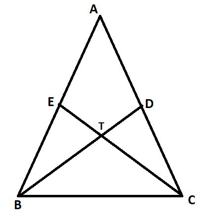 If Two Medians Of A Triangle Are Equal Prove That The Triangle Formed