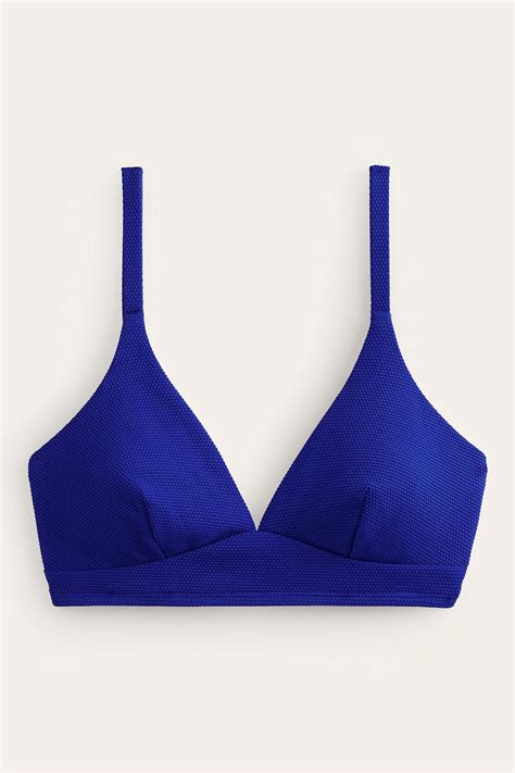 Buy Boden Blue Dark Arezzo V Neck Bikini Top From Next Ireland