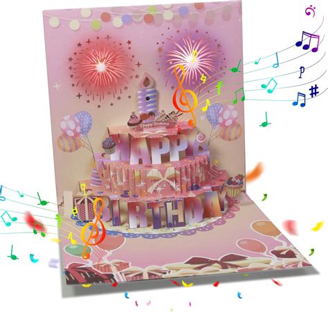 Amazon YiKaLus Happy Birthday Pop Up Card Funny 3D Birthday Gift