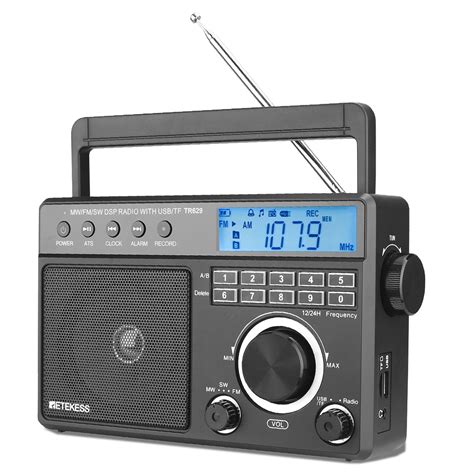 Retekess Tr Portable Shortwave Radios Digital Radio Am Fm Plug In