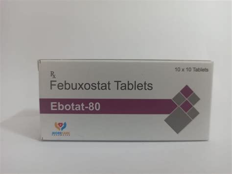 Febuxostat 80 Mg 10 X 10 Tablet At Rs 1350box In Panchkula Id