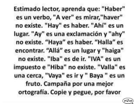 Significado Y Uso Del Verbo Haber