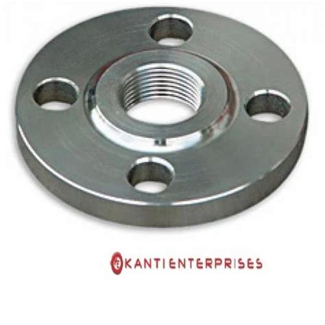 Ke Stainless Steel Threaded Flange Size 0 1 Inch And 1 5 Inch At Rs 250piece In Mumbai