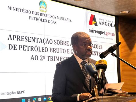 Ministério dos Recursos Minerais Petróleo e Gás Notícias PRODUÇÃO