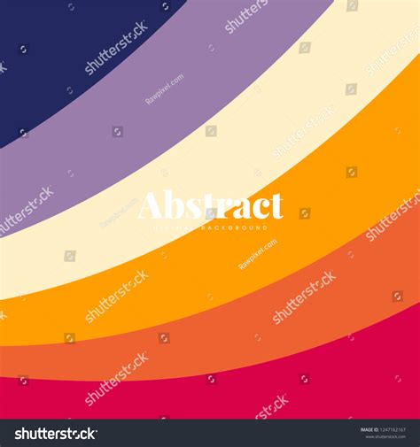 Colorful Abstract Print Background Design Stock Vector Royalty Free