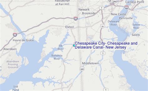 Chesapeake City, Chesapeake and Delaware Canal, New Jersey Tide Station Location Guide