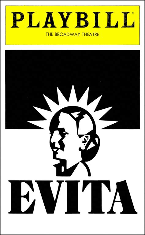 Evita Broadway Broadway Theatre 1979 Playbill