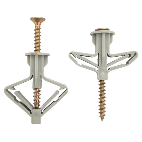 Fasteners Pieces Self Drilling Wall Anchors For Drywall Luckin Zinc