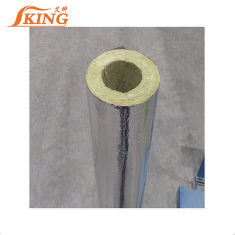 Aluminum Foil Customer Made Rock Wool Filled Insulation Pipe China Rock Wool Filled Insulation