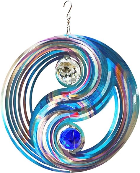 Amazon Fonmy Mandala Wind Spinner W Crystal Ball Fengshui D