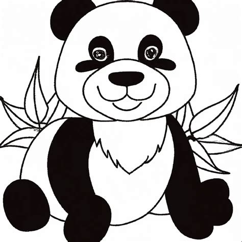 Diversão Garantida Desenho De Panda Para Colorir E Compartilhar