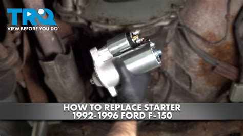 How To Replace Starter 1992 1996 Ford F 150 1A Auto