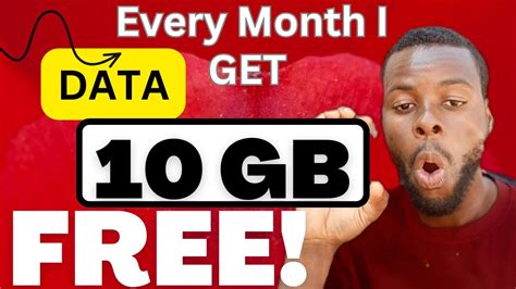 How To Get 10gb Of Free Data Every Month All Networks💃 Youtube