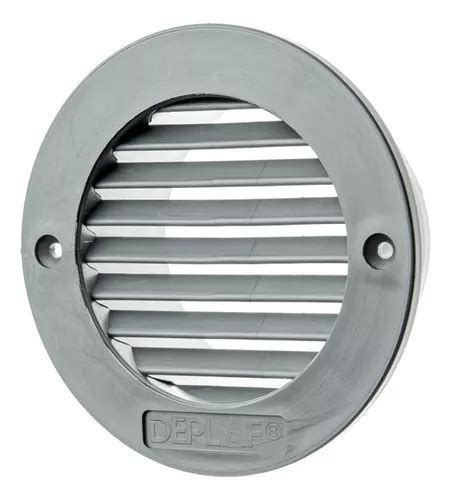 Rejilla De Ventilaci N Deplaf Para Extractor De Aire Y Ba O Color Gris