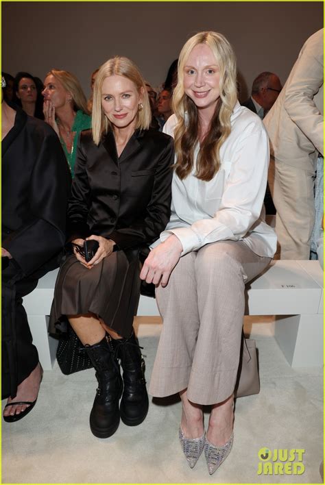 Naomi Watts Sits Front Row With Gwendoline Christie Christina Ricci