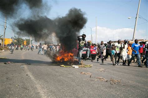 Haïti Politique la manifestation de lopposition encore la cible d