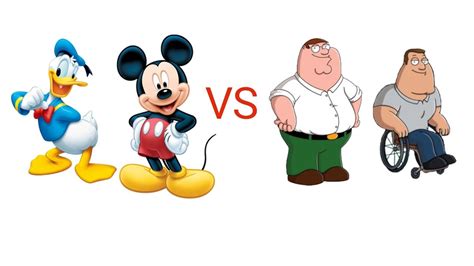 Mugen Mickey Mouse Donald Duck Vs Peter Griffin Joe Swanson Youtube