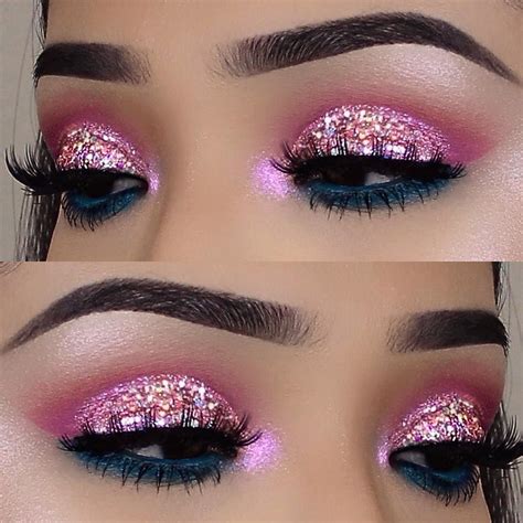 25 Easy Glitter Eye Makeup Ideas We Should Do This Glitter Eye Makeup Smokey Eye Makeup