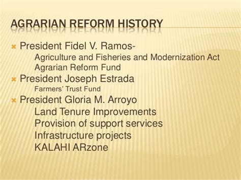 Agrarian Reform